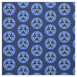 Tissu Symbole bleu de bioaléa