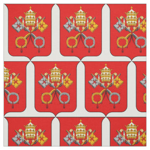 Tissu Symbole catholique de l'emblème du Vatican