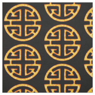 Tissu Symbole chinois de Lu