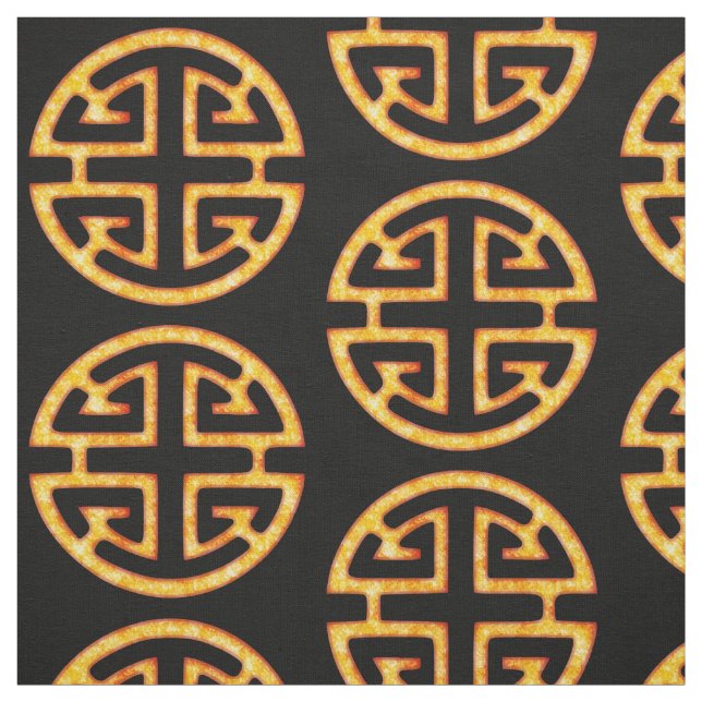 Tissu Symbole chinois de Lu (Échantillon)
