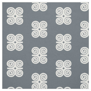 Tissu Symbole d'Adinkra d'humilité de la force   de