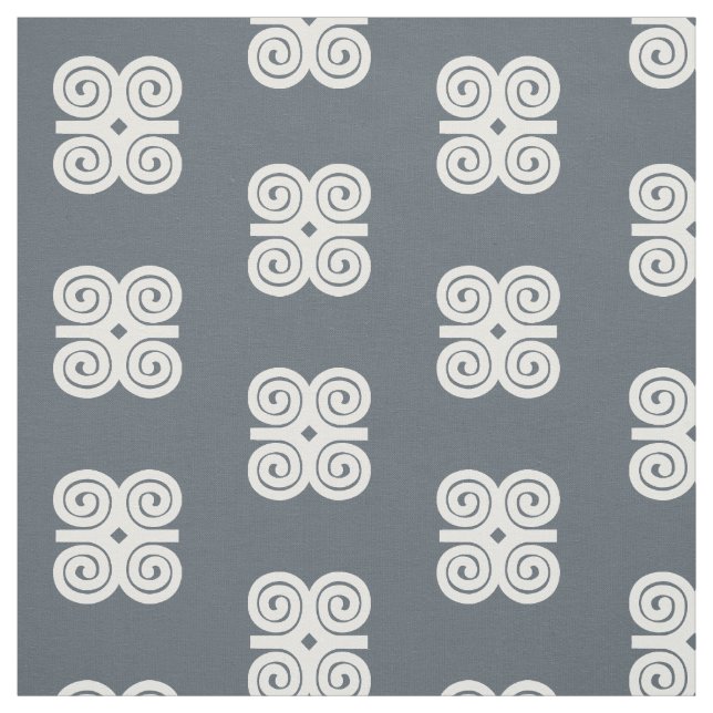 Tissu Symbole d'Adinkra d'humilité de la force | de (Échantillon)