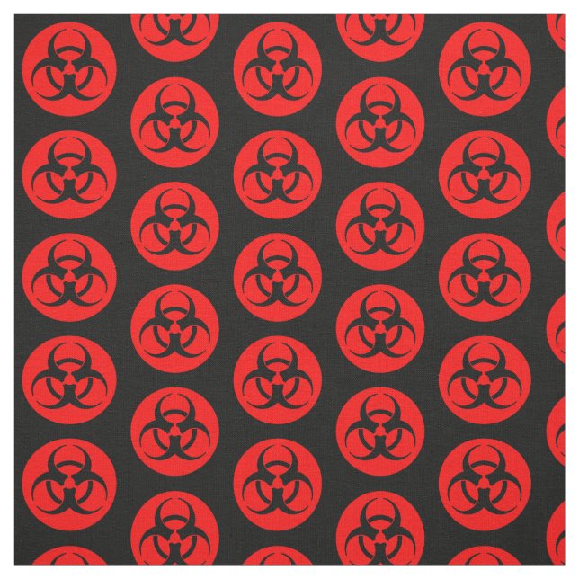 Tissu Symbole de bioaléa rouge (Échantillon)