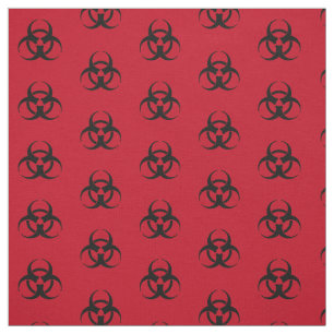 Tissu Symbole de biodanger Fabric Motif