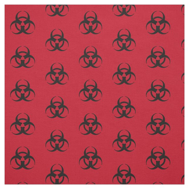 Tissu Symbole de biodanger Fabric Motif (Échantillon)