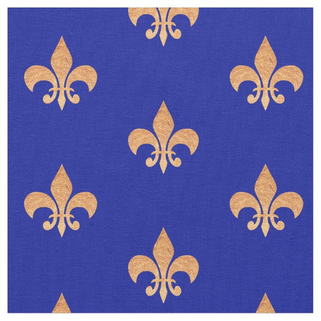 Tissu Symbole de la fleur de lis - lily royal héraldique (Fermer)