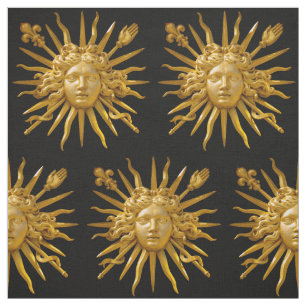 Tissu Symbole de Louis XIV le Roi Soleil