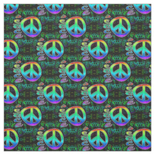 Tissu Symbole de paix d'arc-en-ciel