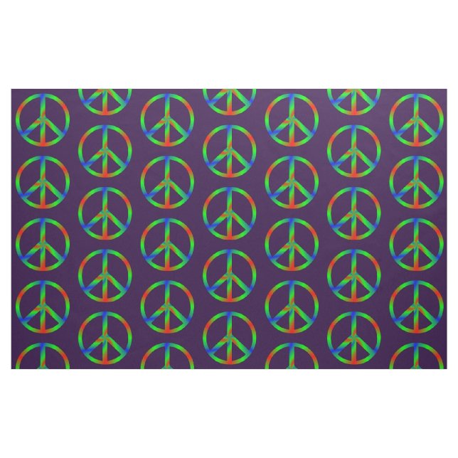 TISSU SYMBOLE DE PAIX RVB (Fat Quarter)