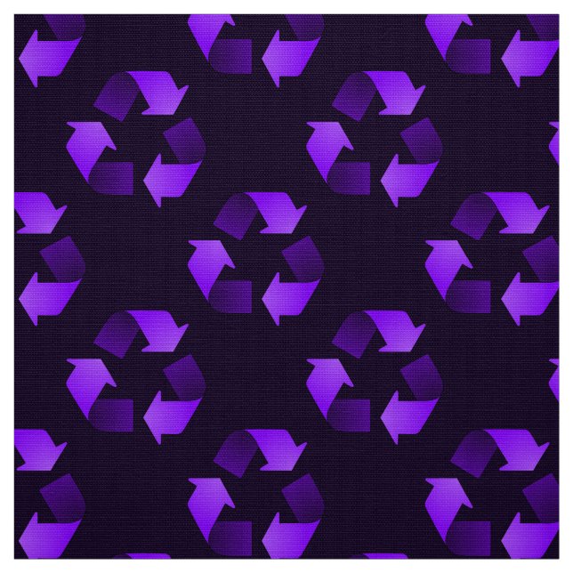 Tissu Symbole de réutilisation pourpre (Échantillon)
