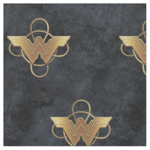 Tissu Symbole d'or Wonder Woman sur Lasso