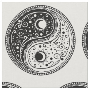 Tissu Symbole d'ornement yin yang cachemire le design pa