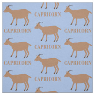 Tissu Symbole étoile Capricorne chèvre à motif