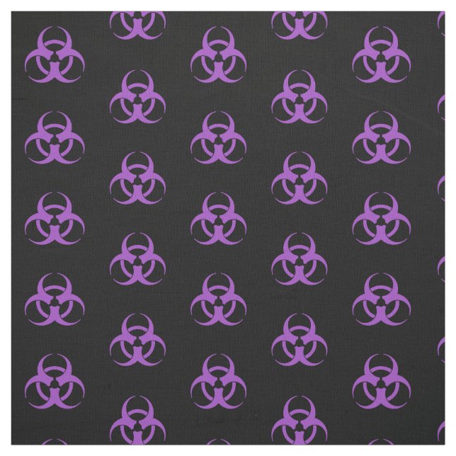 Tissu Symbole pourpre de Biohazard (Échantillon)