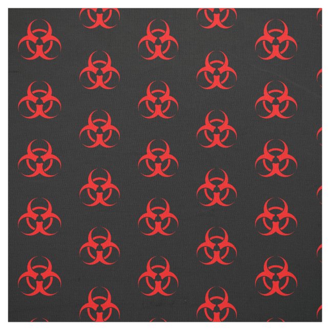 Tissu Symbole rouge de Biohazard (Échantillon)