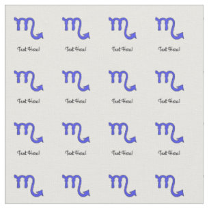 Tissu Symbole Scorpio