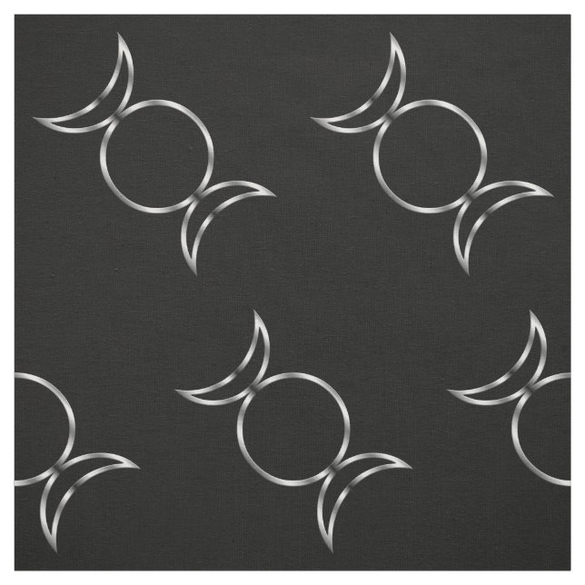 Tissu Symbole triple païen de déesse de Falln (Échantillon)