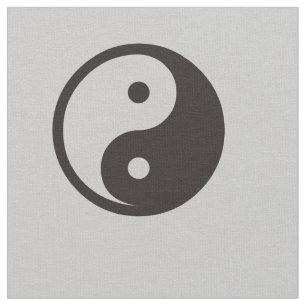 Tissu Symbole Yin Yang - tatouage solide