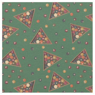 Tissu Table de billard de billard vintage