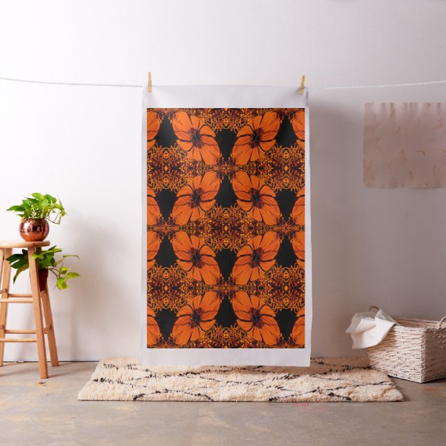 Tissu Tableau de fleurs d'automne...... (In Situ)