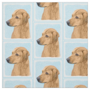 Tissu Tableau Rhodesian Ridgeback - Art Chien original