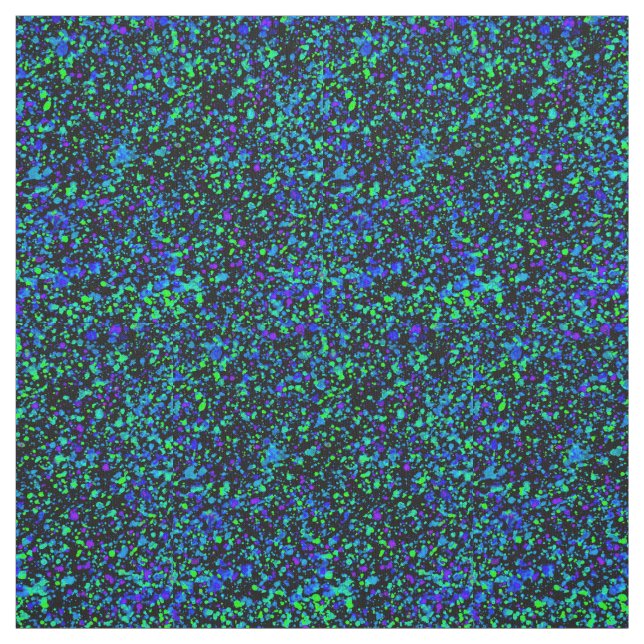 Tissu Tache Bleue - Coton Pima (Échantillon)