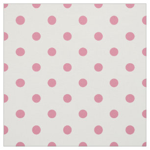 Tissu Taches de pois roses moyennes