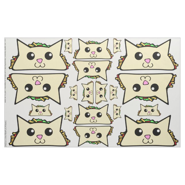 Tissu Taco Cat Cut et Sew Kit (Yard)