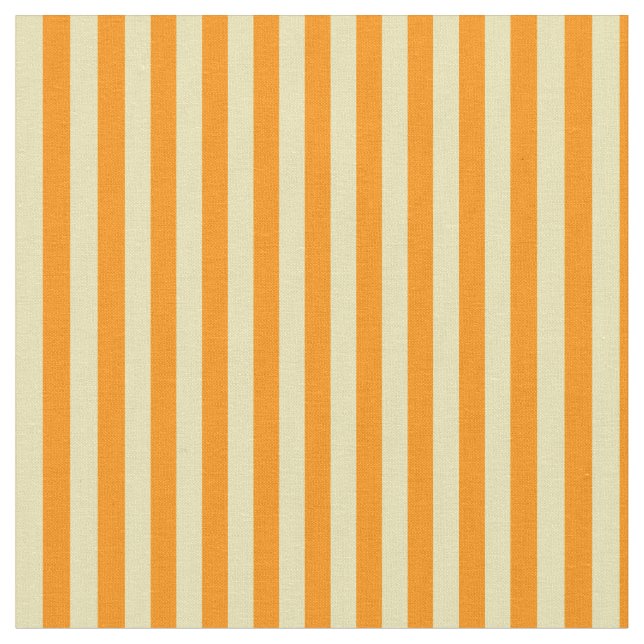 Tissu Tan et orange foncé Motif à rayures (Fermer)