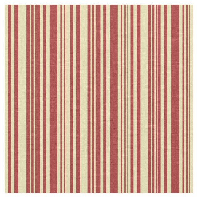 Tissu Tan et rayures Brown (Fermer)