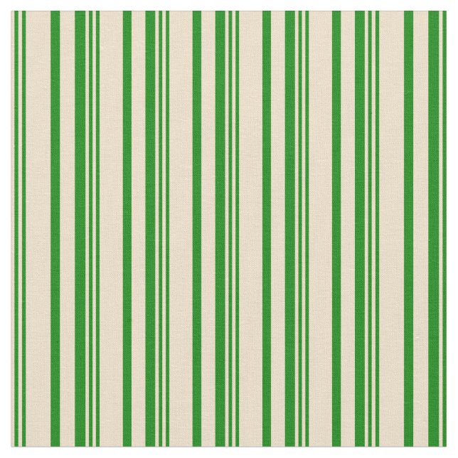 Tissu Tan et vert (Fermer)