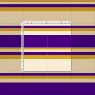 Tissu Tan, Indigo et Goldenrod Lined/Striped Motif