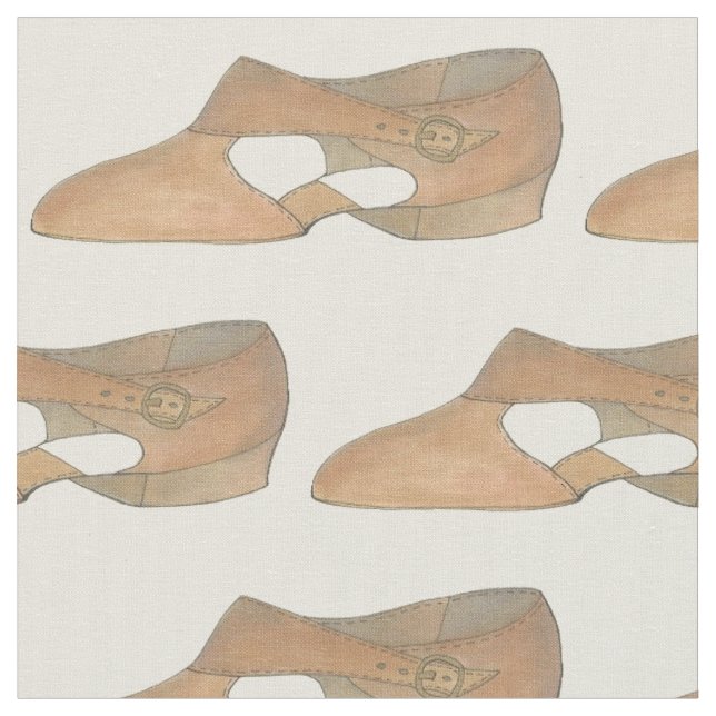 Tissu Tan Lyrical Moderne Danse Chaussure Chorégraphie (Fermer)