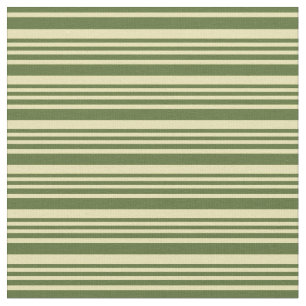 Tissu Tan & Olive foncé Vert Motif de couleur