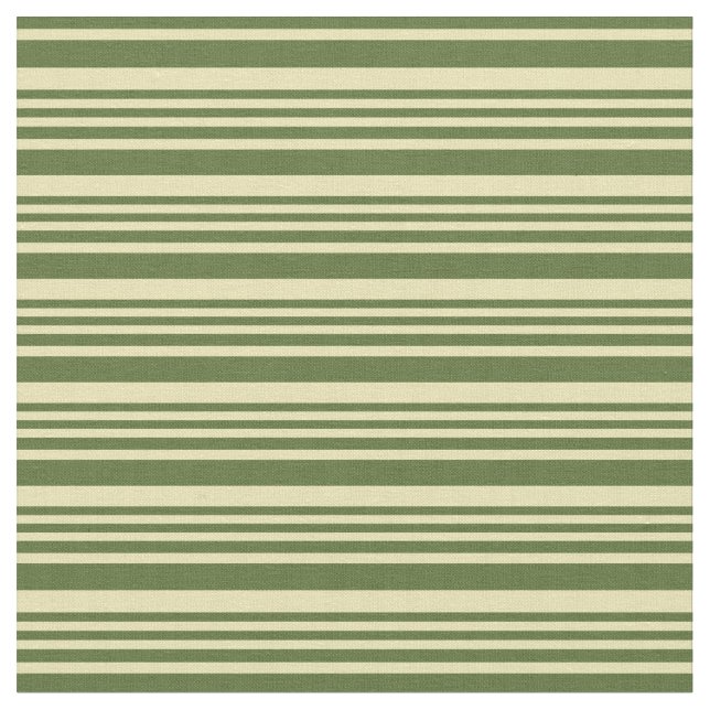 Tissu Tan & Olive foncé Vert Motif de couleur (Fermer)