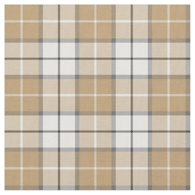 Tissu Tan Plaid (Fermer)