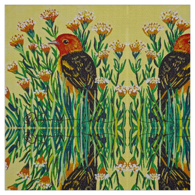 Tissu Tanager de l'Ouest (Échantillon)