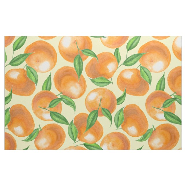 Tissu Tangerines aquarelle (Fat Quarter)