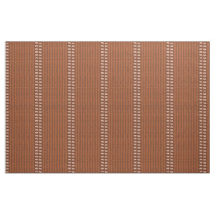 Tissu Tapis marocain ikat terracotta rustique neutre