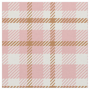 Tissu Tartan à carreaux gingham rose plaid buffalo pique