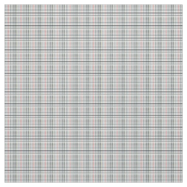 Tissu Tartan blanc vérifié, (Échantillon)