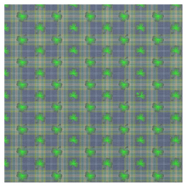Tissu Tartan bleu d'Irlande (Fermer)