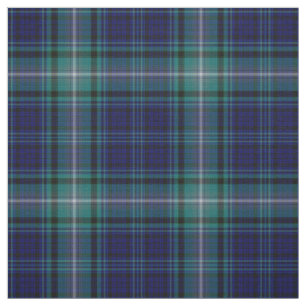 Tissu - Tartan bleu et vert