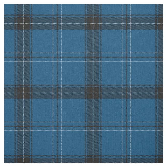 Tissu Tartan Bleu Ramsay Écossais (Échantillon)