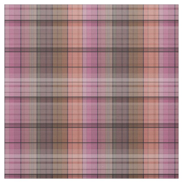 Tissu Tartan brun rouge (Échantillon)