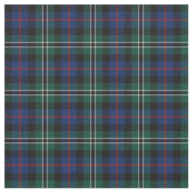Tissu Tartan de chasse des Roses de clan (Fermer)