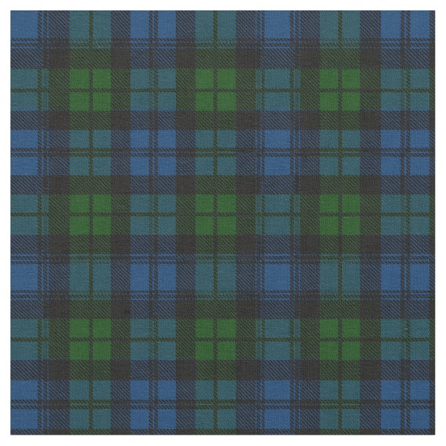 Tissu Tartan de militaires de Campbell de clan (Fermer)