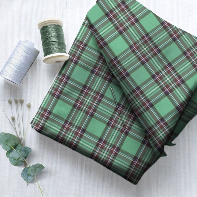 Tissu Tartan de Noël Vert/Rouge ID768 (Créateur téléchargé)