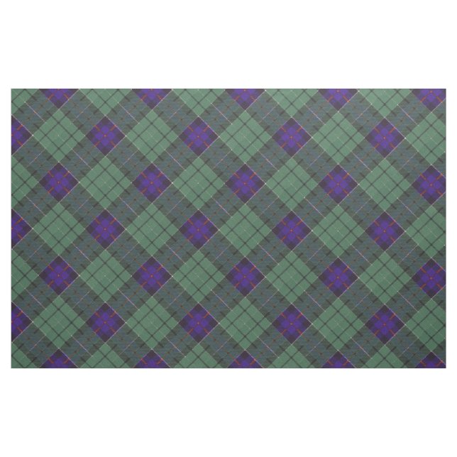 Tissu Tartan d'écossais de plaid de clan de Leslie (Yard)