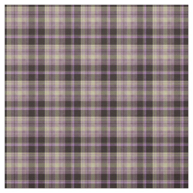 Tissu Tartan d'héritage violet écossais (Échantillon)